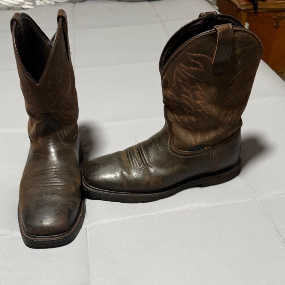 Ariat Dark Brown Work Boots